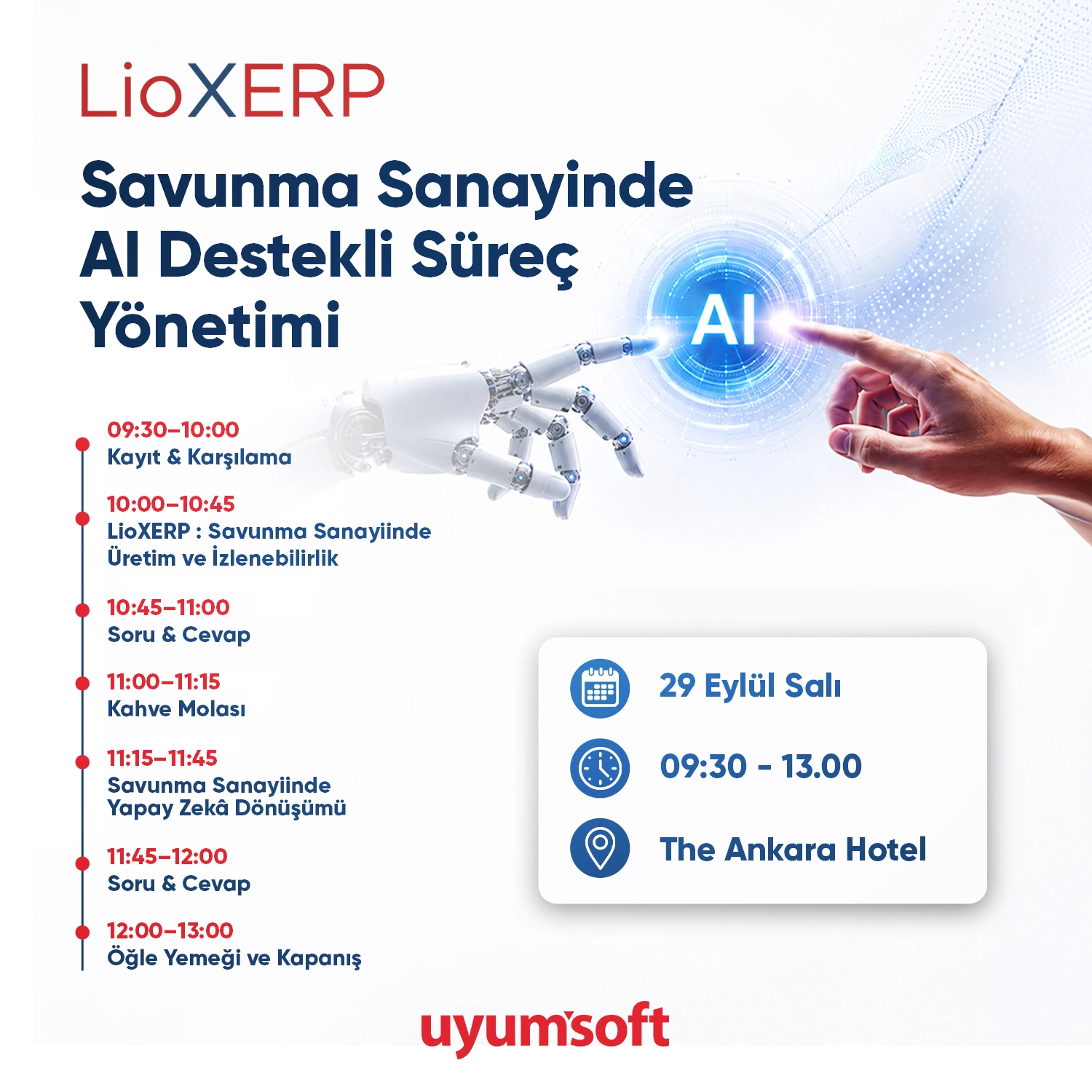 LioXERP: Savunma Sanayinde AI Destekli Süreç Yönetimi
