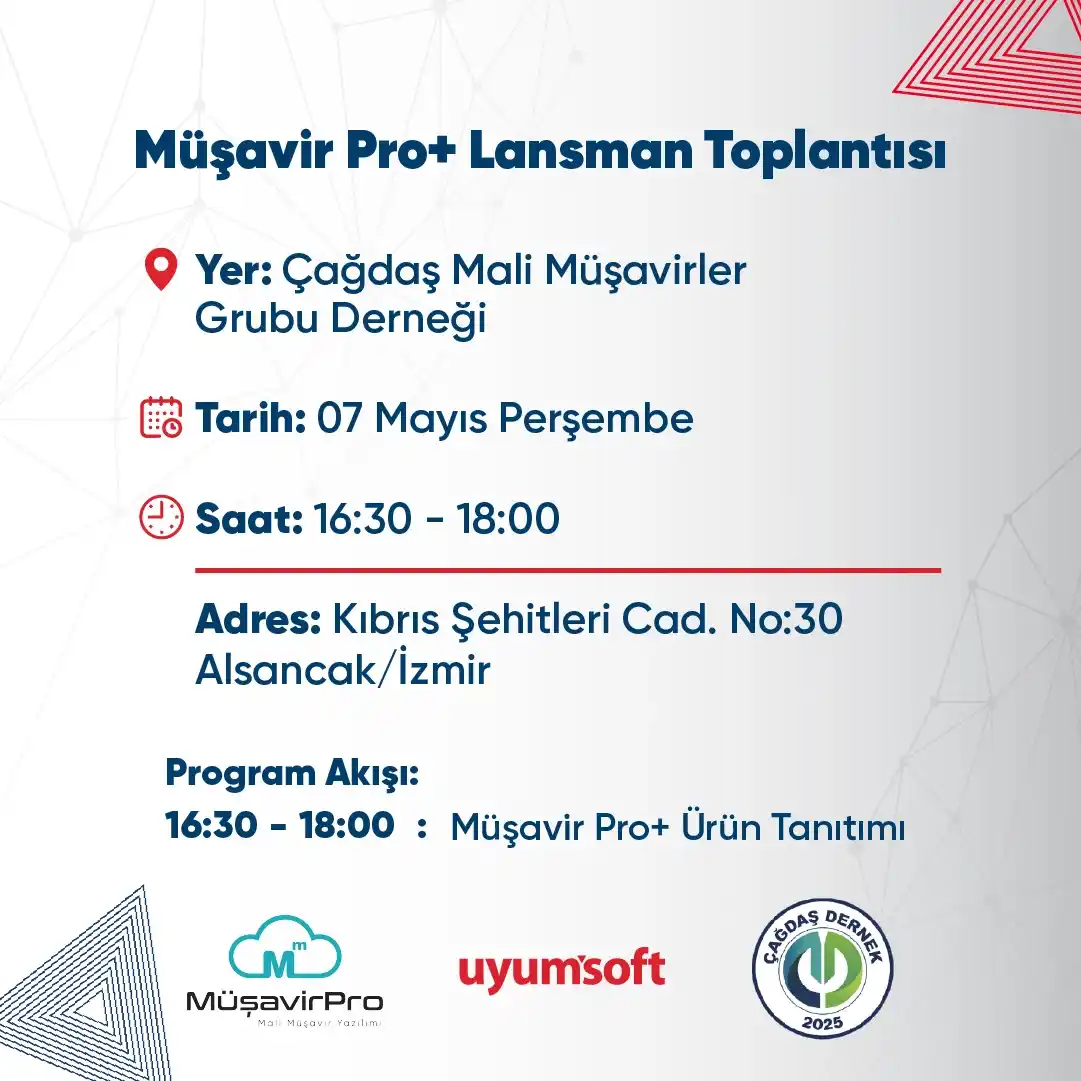 Müşavir Pro+ Lansman Toplantısı - İzmir